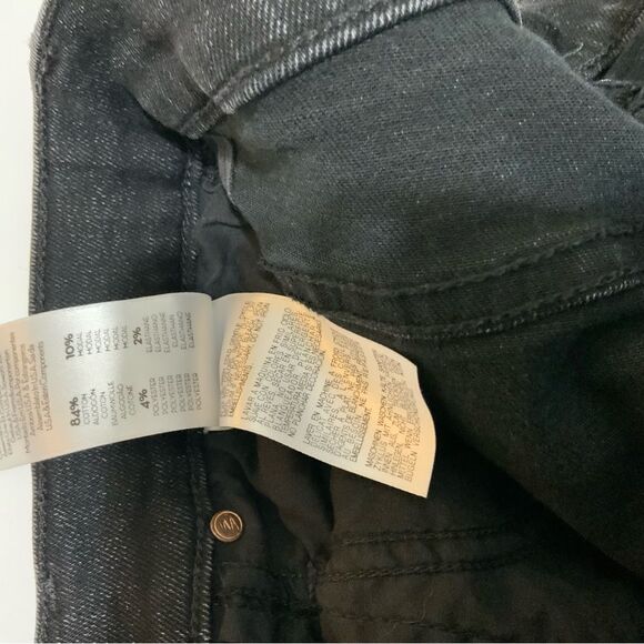 MOTHER Stunner Zip Ankle Step Fray Jeans Studded Size 27 Wrong Side Of The Track - Picture 9 of 11